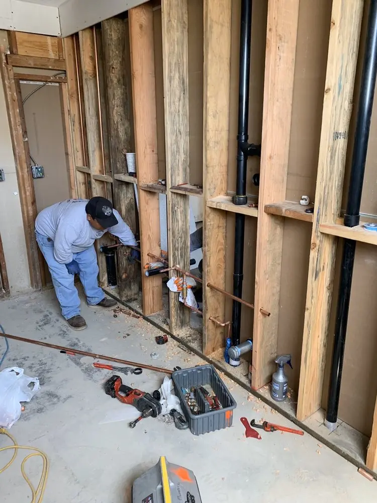 Commercial rough-in plumbing for Water Heater Replacement in Cherry Quay